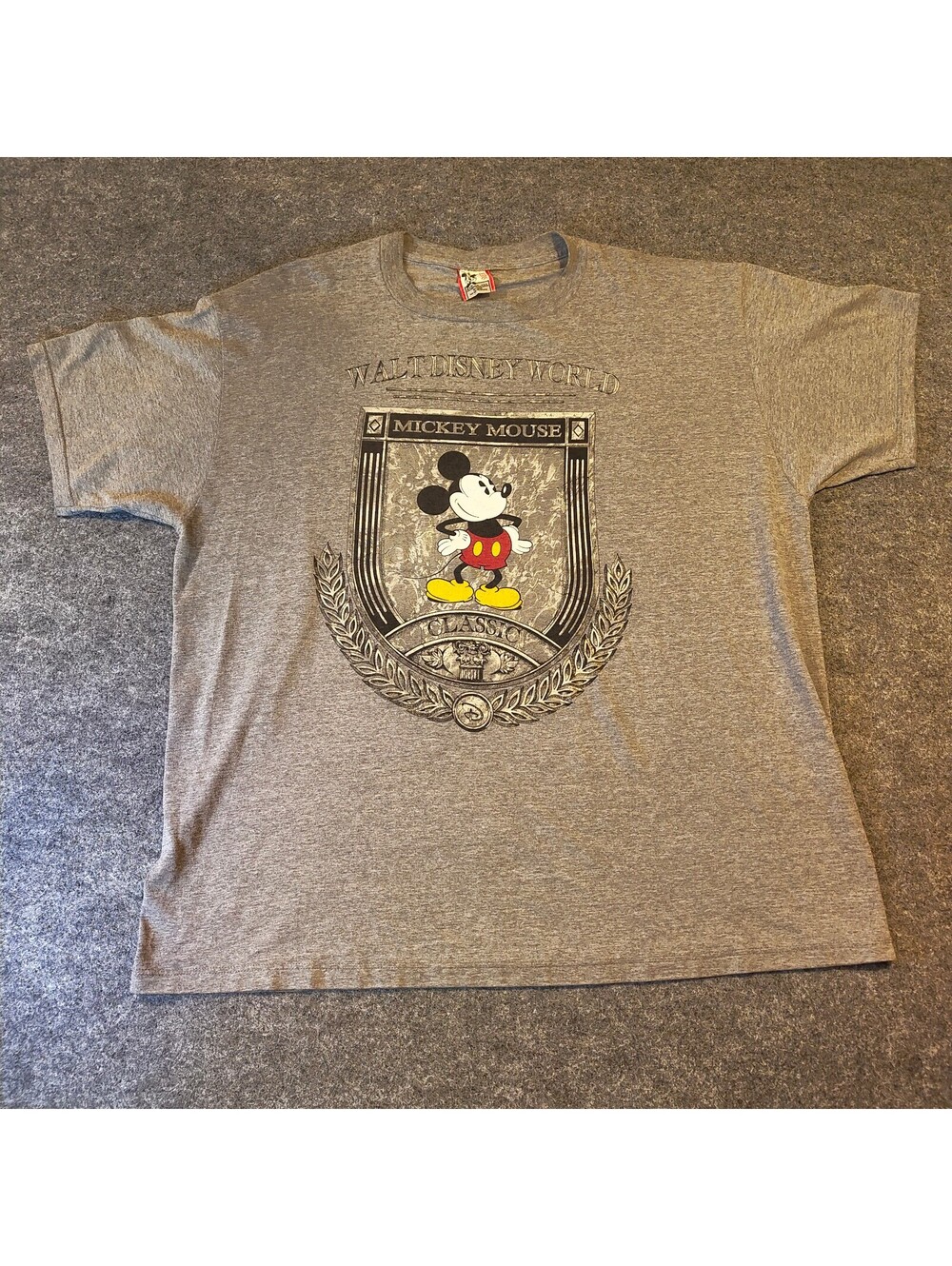 Vintage Walt Disney World "Mickey Mouse Classic" Heather Grey T-Shirt